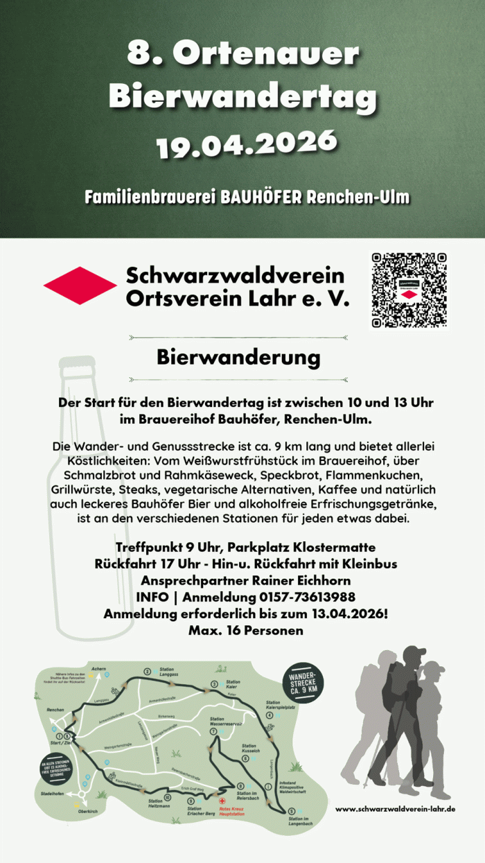 Flyer - Bierwanderung