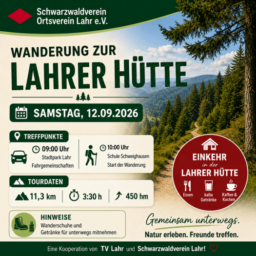 Wanderung zur Lahrer Hütte